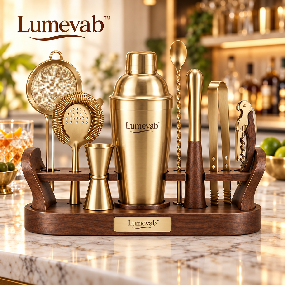 Lumevab™ Premium Cocktail Tool Set