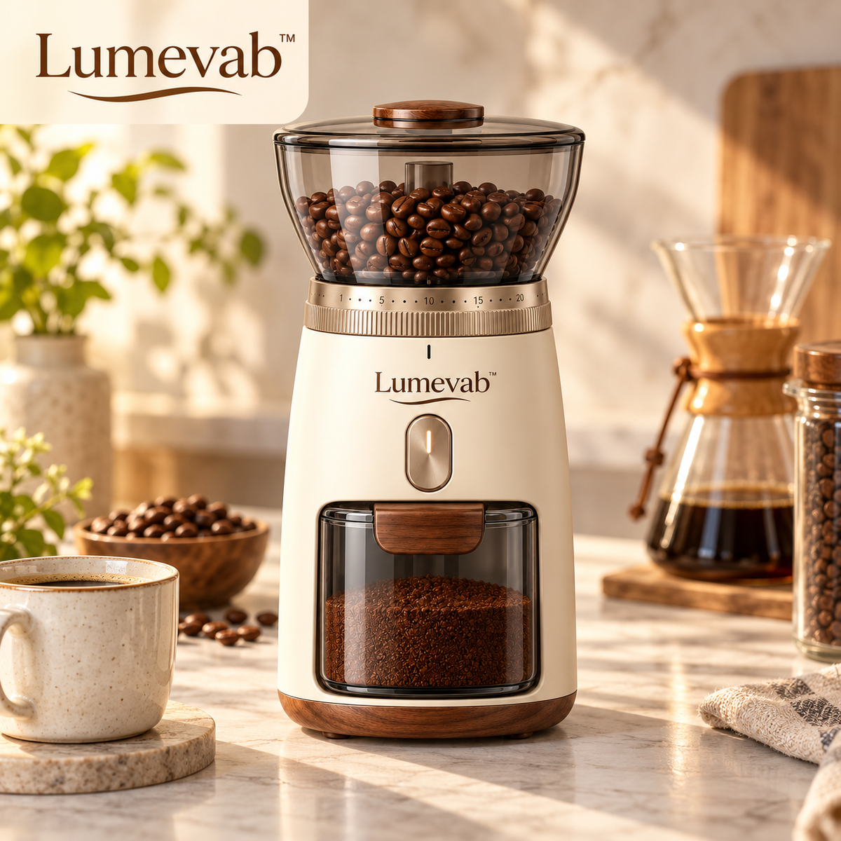 Lumevab™ Precision Coffee Bean Grinder