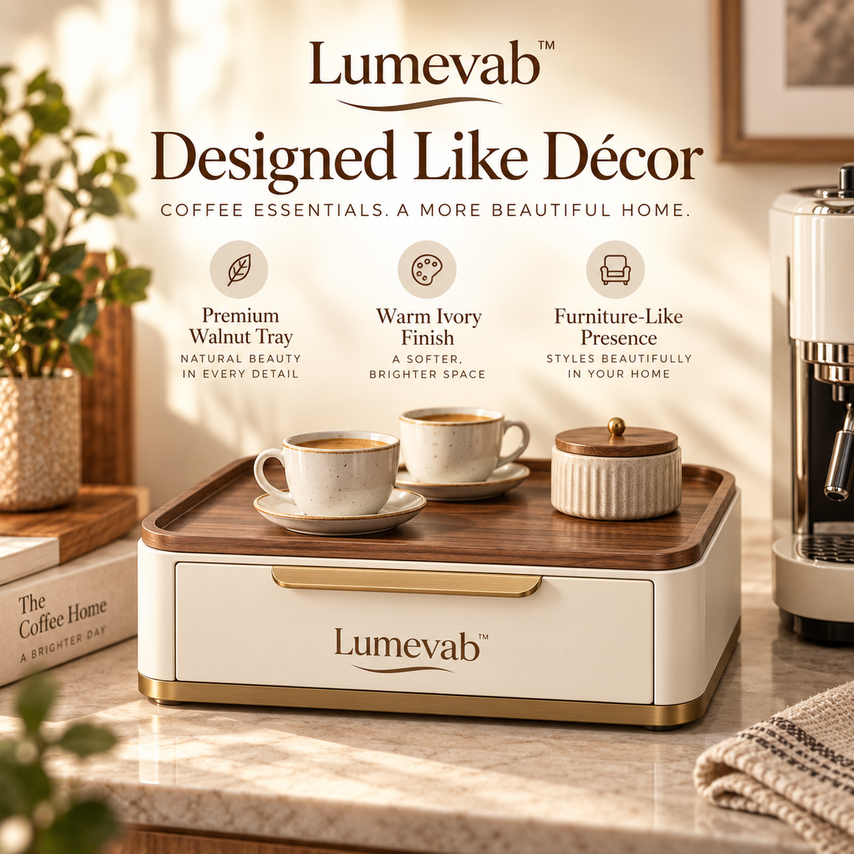 Lumevab™ Modular Coffee Capsule Storage Drawer