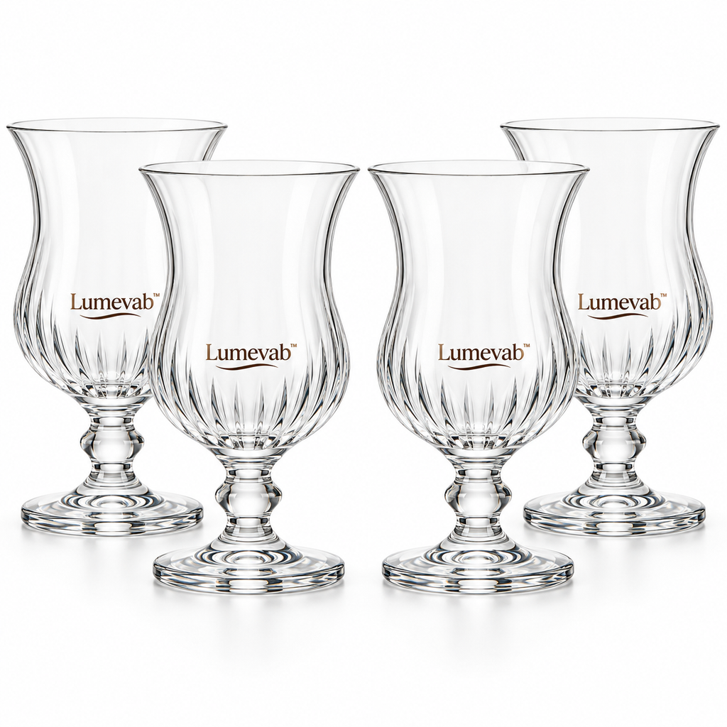 Lumevab™ Crystal Cocktail Glass Set