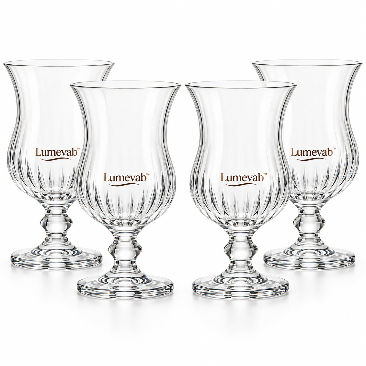 Lumevab™ Crystal Cocktail Glass Set