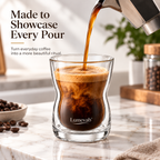 Lumevab™ Sculpted Glass Coffee Cup