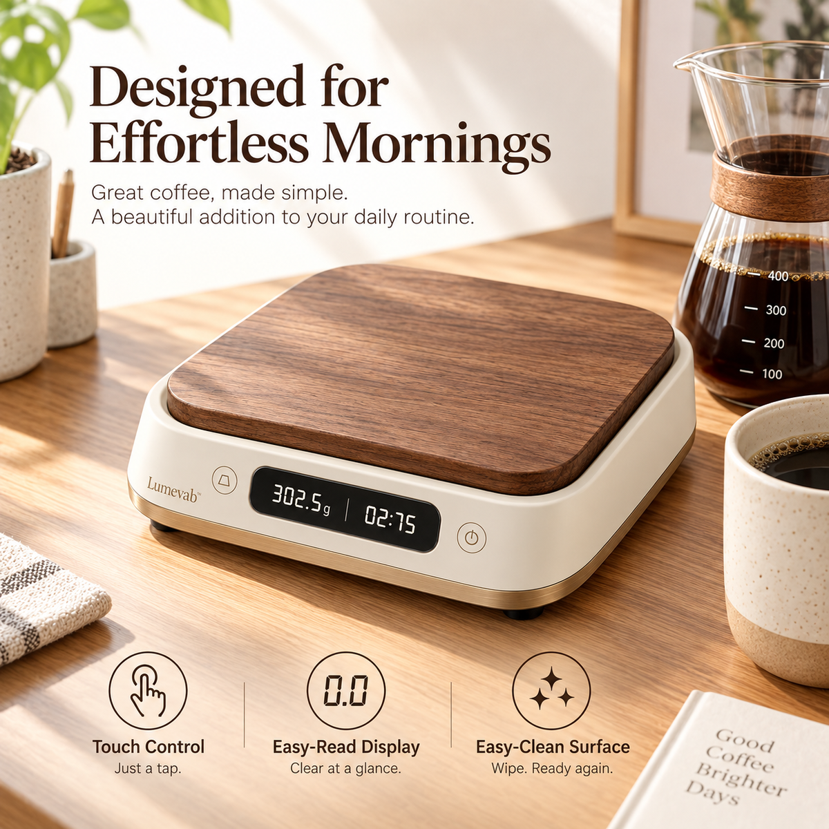 Lumevab™ Artisan Coffee Scale