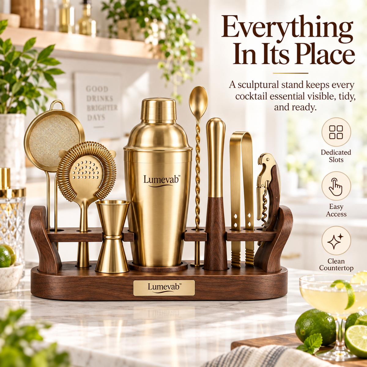 Lumevab™ Premium Cocktail Tool Set