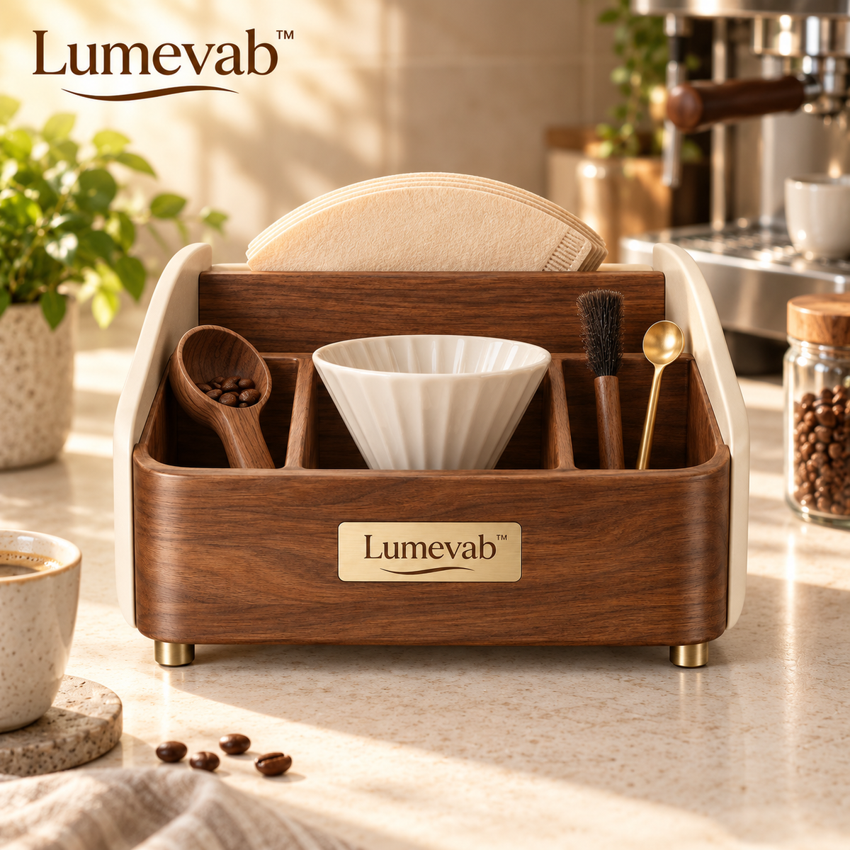Lumevab™ Coffee Tool Organizer Box
