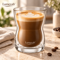 Lumevab™ Sculpted Glass Coffee Cup