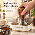 Lumevab™ Wooden Base Coffee Tamper